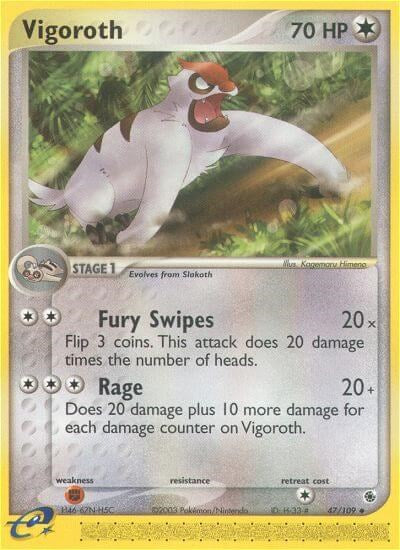 Vigoroth (47/109) [EX: Ruby & Sapphire] | L.A. Mood Comics and Games