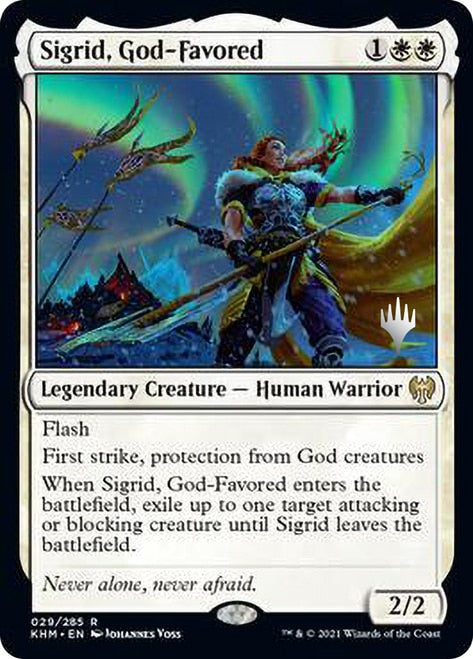 Sigrid, God-Favored (Promo Pack) [Kaldheim Promos] | L.A. Mood Comics and Games