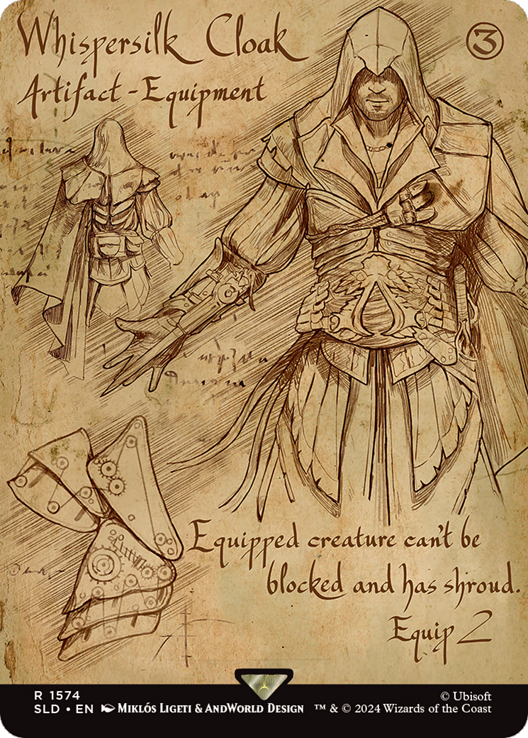 Whispersilk Cloak (Rainbow Foil) [Secret Lair Drop Series] | L.A. Mood Comics and Games