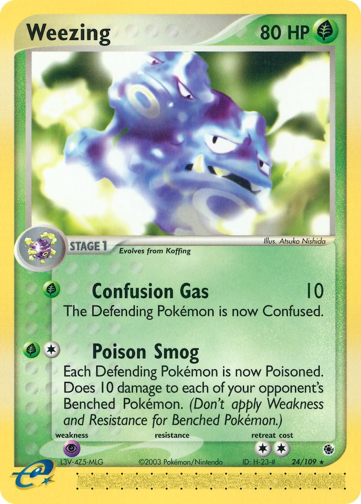 Weezing (24/109) [EX: Ruby & Sapphire] | L.A. Mood Comics and Games