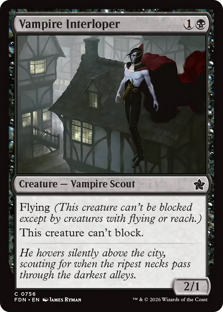 Vampire Interloper (0756) [Foundations] | L.A. Mood Comics and Games