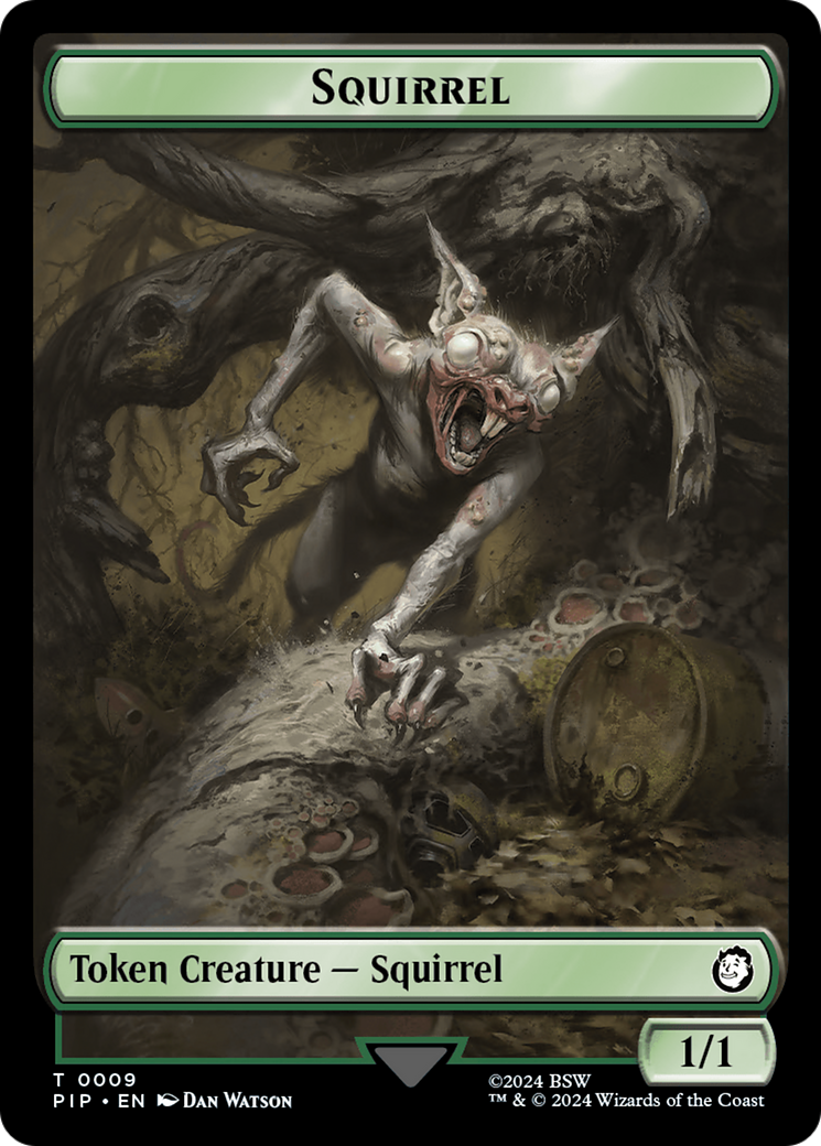 Energy Reserve // Squirrel Double-Sided Token [Fallout Tokens] | L.A. Mood Comics and Games