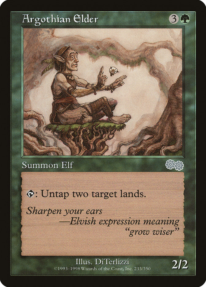 Argothian Elder [Urza's Saga] | L.A. Mood Comics and Games