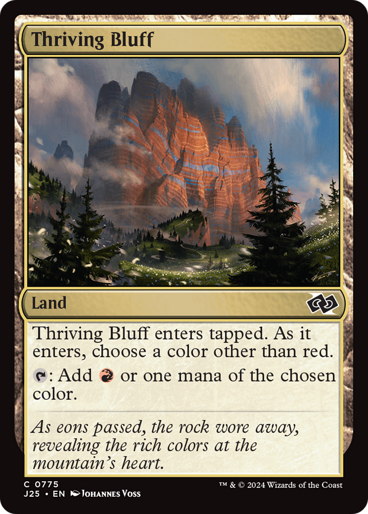Thriving Bluff [Foundations Jumpstart] | L.A. Mood Comics and Games