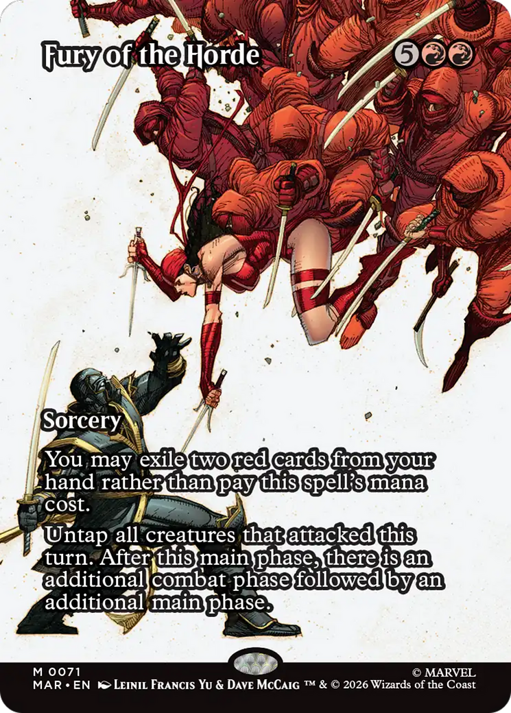 Fury of the Horde (Borderless) [Marvel Universe: Eternal-Legal] | L.A. Mood Comics and Games