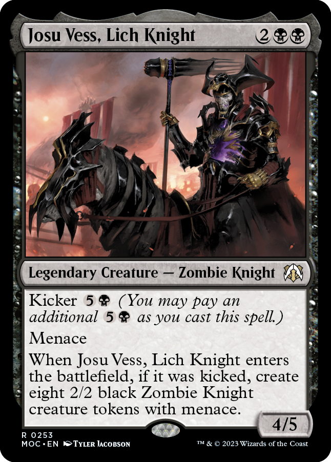 Josu Vess, Lich Knight [March of the Machine Commander] | L.A. Mood Comics and Games