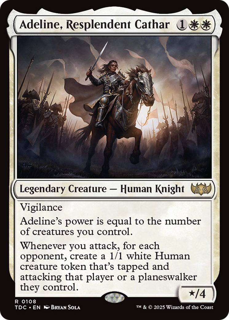 Adeline, Resplendent Cathar [Tarkir: Dragonstorm Commander] | L.A. Mood Comics and Games