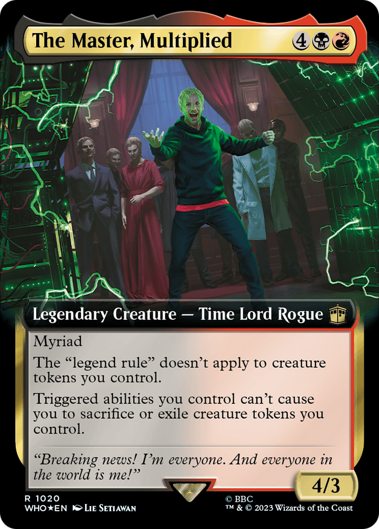 The Master, Multiplied (Extended Art) (Surge Foil) [Doctor Who] | L.A. Mood Comics and Games