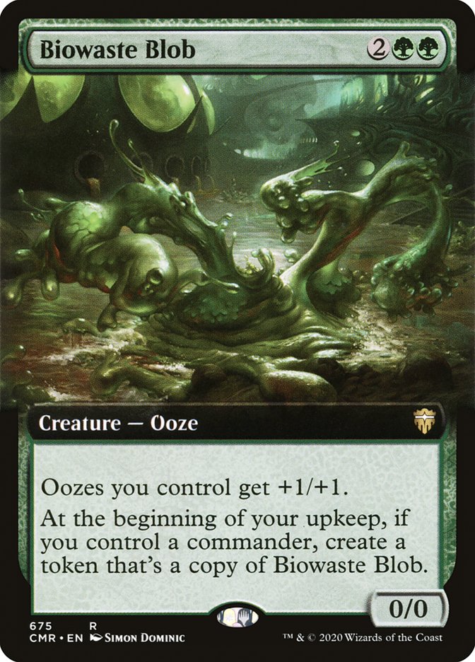 Biowaste Blob (Extended Art) [Commander Legends] | L.A. Mood Comics and Games