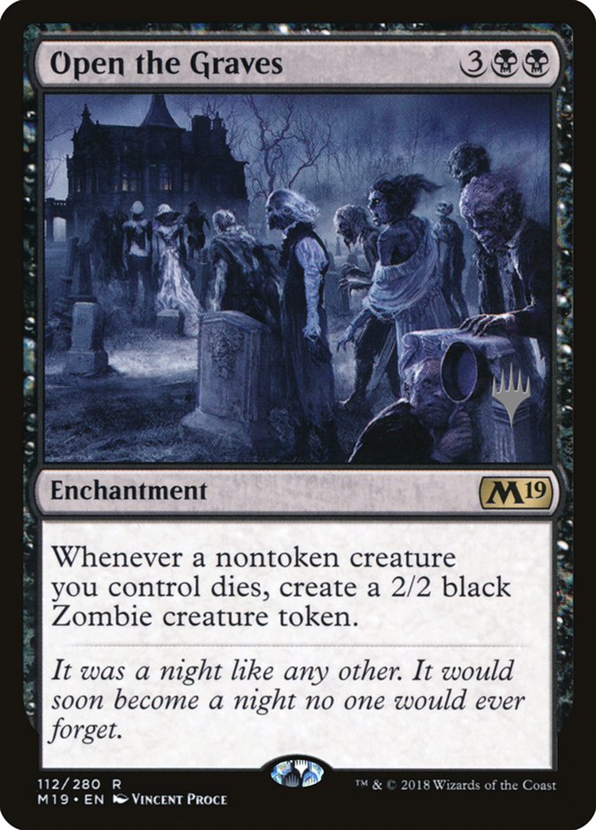 Open the Graves (Promo Pack) [Core Set 2019 Promos] | L.A. Mood Comics and Games