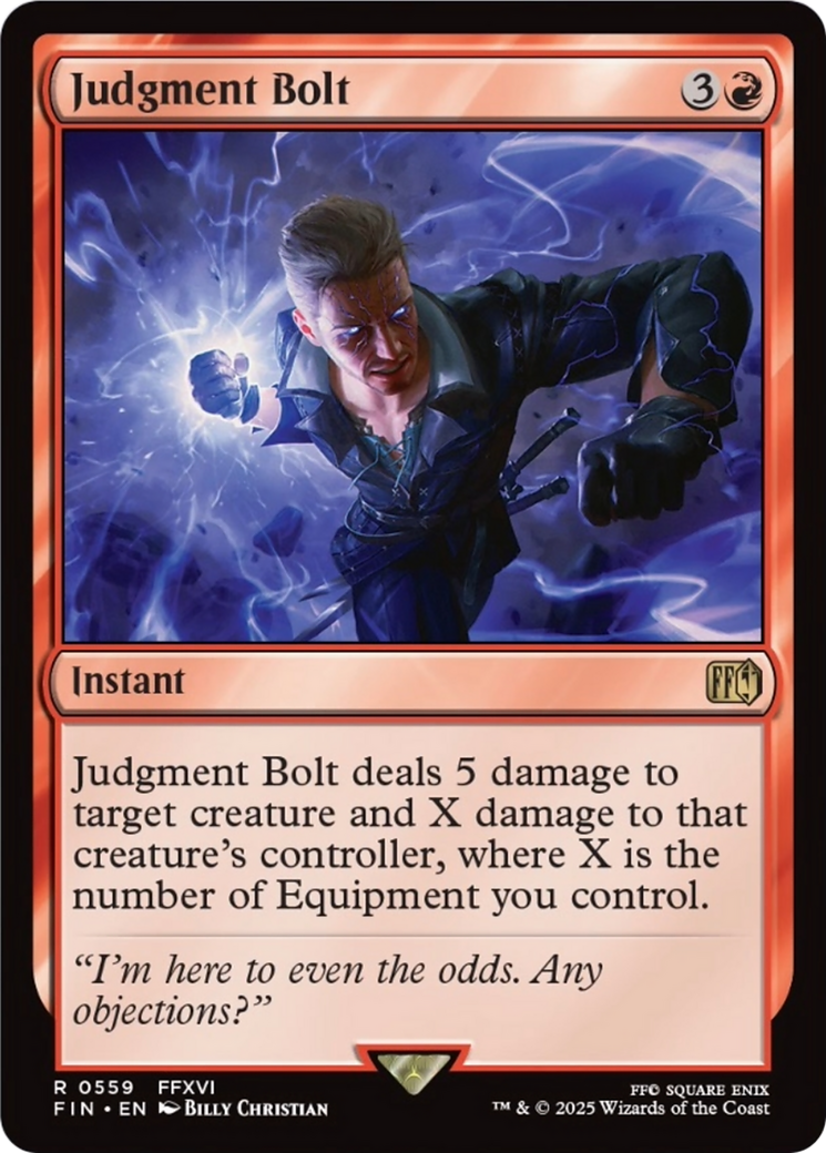 Judgment Bolt [FINAL FANTASY] | L.A. Mood Comics and Games
