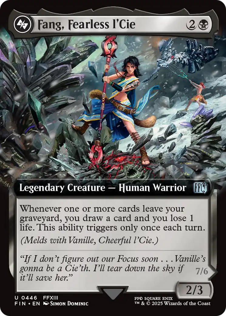 Fang, Fearless l'Cie (Extended Art) [FINAL FANTASY] | L.A. Mood Comics and Games