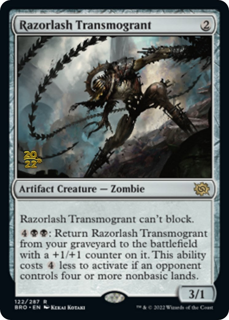 Razorlash Transmogrant [The Brothers' War Prerelease Promos] | L.A. Mood Comics and Games