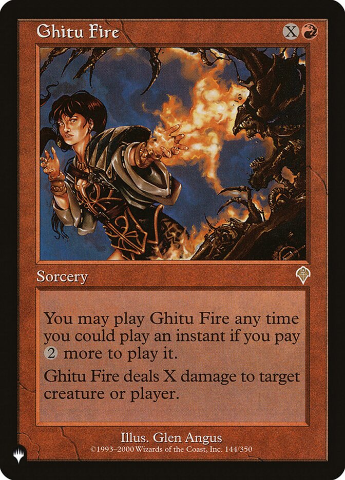 Ghitu Fire [The List] | L.A. Mood Comics and Games