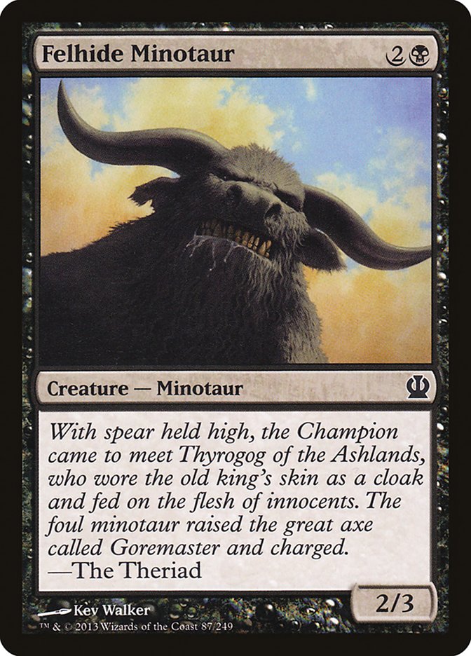 Felhide Minotaur [Theros] | L.A. Mood Comics and Games