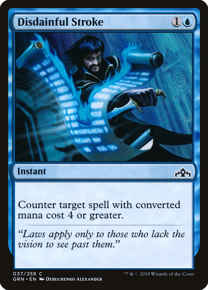 Disdainful Stroke [Guilds of Ravnica] | L.A. Mood Comics and Games