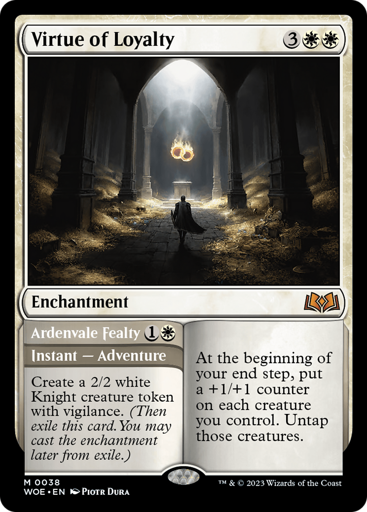 Virtue of Loyalty // Ardvenvale Fealty [Wilds of Eldraine] | L.A. Mood Comics and Games