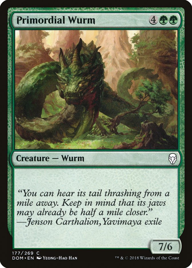 Primordial Wurm [Dominaria] | L.A. Mood Comics and Games