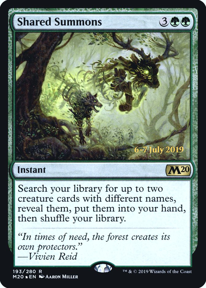 Shared Summons [Core Set 2020 Prerelease Promos] | L.A. Mood Comics and Games