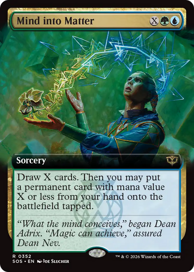 Mind into Matter (Extended Art) [Secrets of Strixhaven] | L.A. Mood Comics and Games