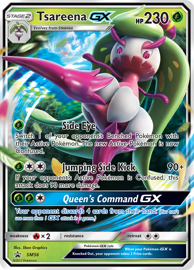Tsareena GX (SM56) [Sun & Moon: Black Star Promos] | L.A. Mood Comics and Games