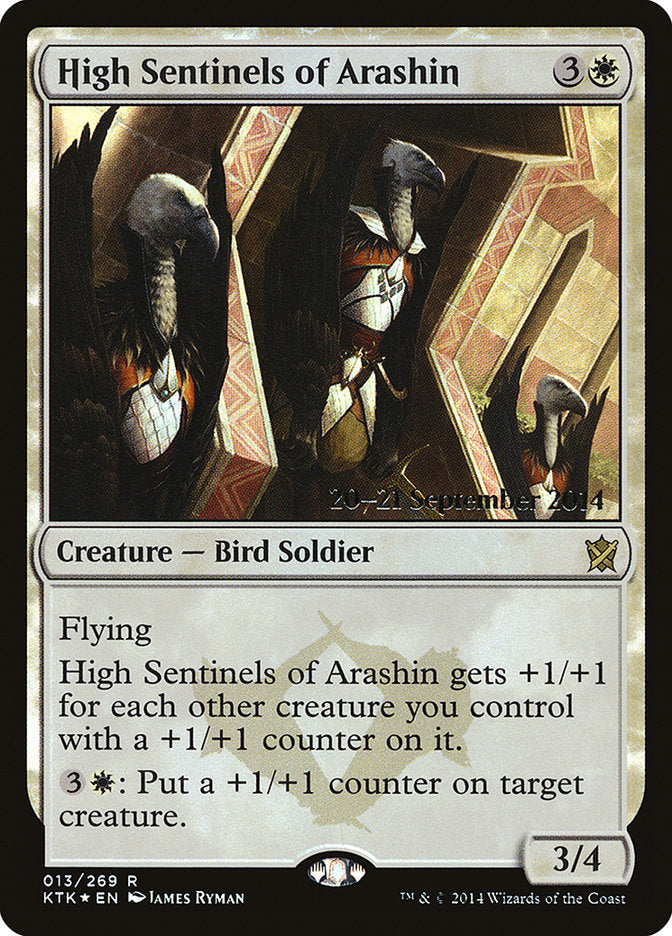 High Sentinels of Arashin [Khans of Tarkir Prerelease Promos] | L.A. Mood Comics and Games
