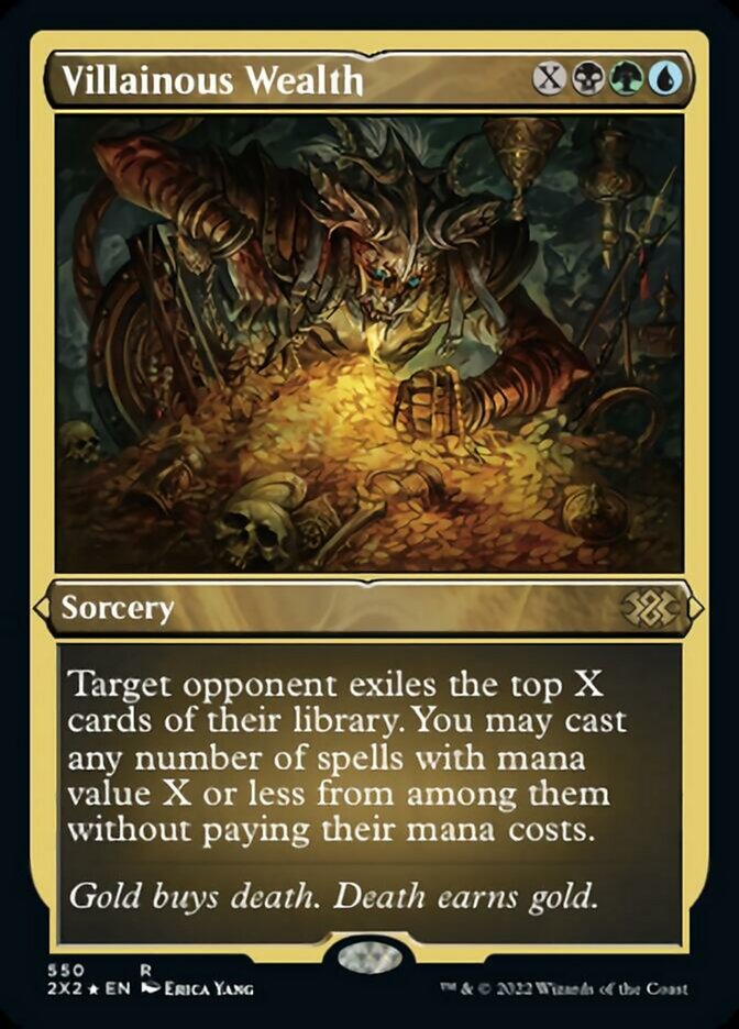 Villainous Wealth (Foil Etched) [Double Masters 2022] | L.A. Mood Comics and Games