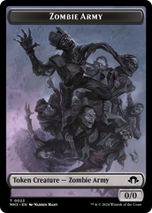 Eldrazi Spawn // Zombie Army Double-Sided Token [Modern Horizons 3 Tokens] | L.A. Mood Comics and Games