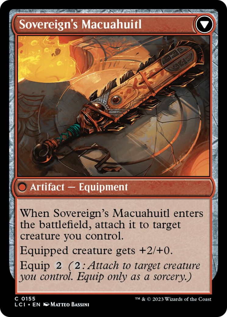 Idol of the Deep King // Sovereign's Macuahuitl [The Lost Caverns of Ixalan] | L.A. Mood Comics and Games