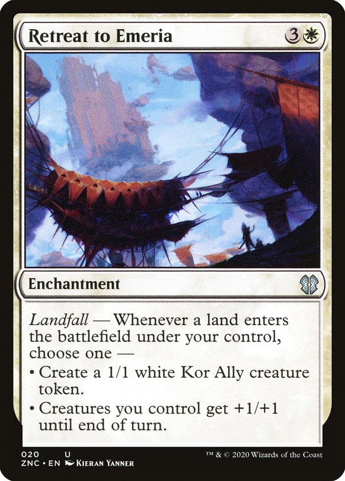 Retreat to Emeria [Zendikar Rising Commander] | L.A. Mood Comics and Games