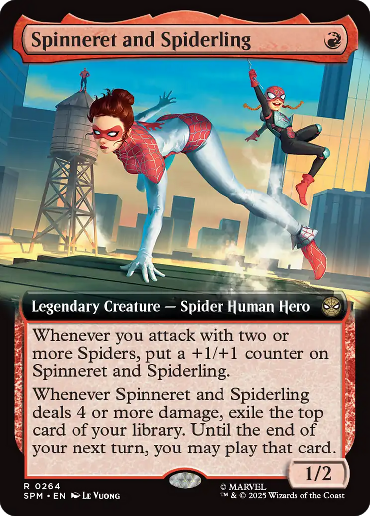 Spinneret and Spiderling (Extended Art) [Marvel's Spider-Man] | L.A. Mood Comics and Games