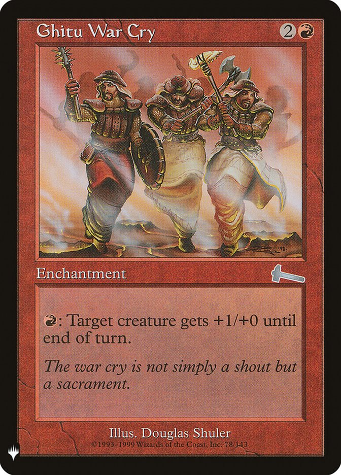 Ghitu War Cry [Mystery Booster] | L.A. Mood Comics and Games
