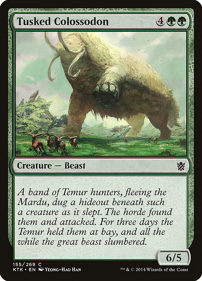 Tusked Colossodon [Khans of Tarkir] | L.A. Mood Comics and Games