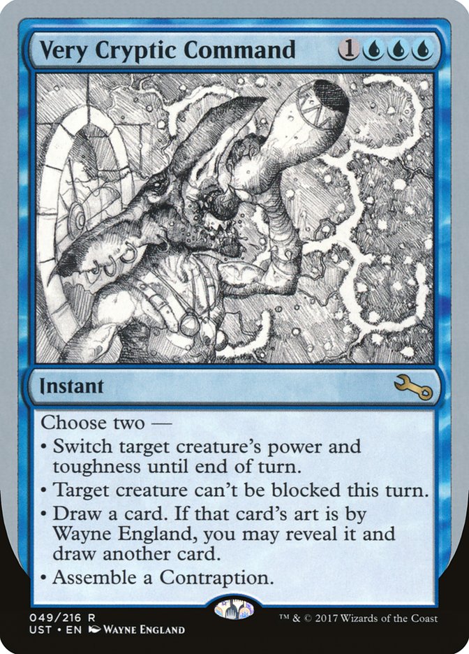 Very Cryptic Command (Black and White Art) [Unstable] | L.A. Mood Comics and Games