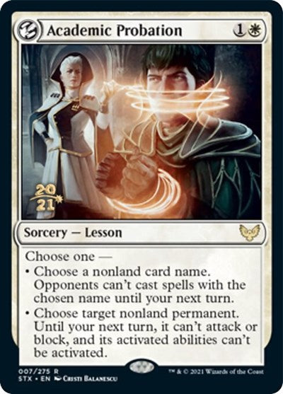 Academic Probation [Strixhaven: School of Mages Prerelease Promos] | L.A. Mood Comics and Games