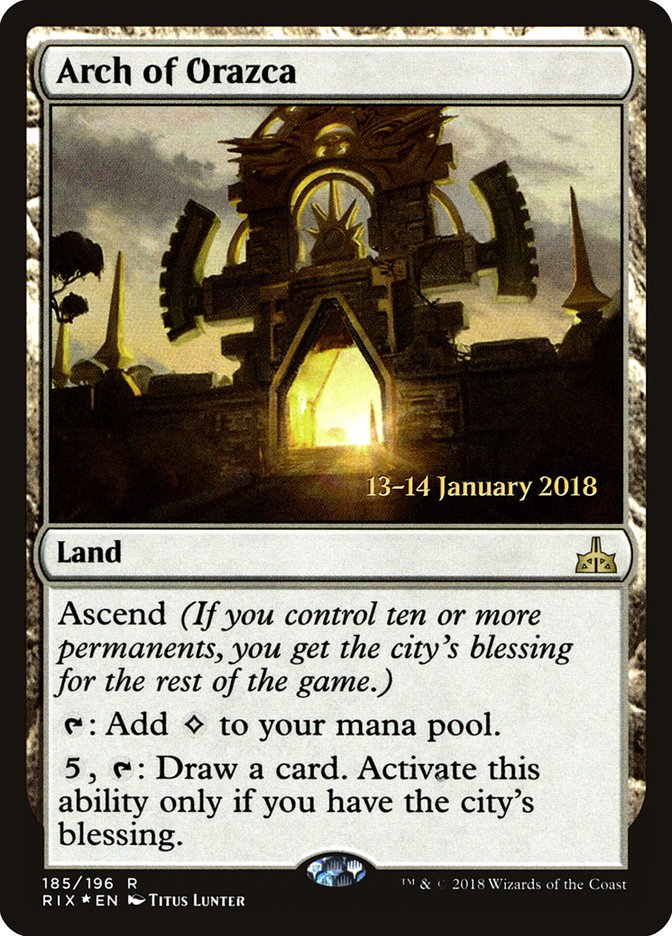 Arch of Orazca [Rivals of Ixalan Prerelease Promos] | L.A. Mood Comics and Games