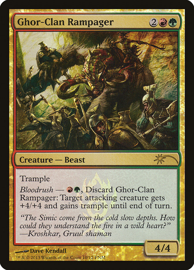 Ghor-Clan Rampager [Friday Night Magic 2013] | L.A. Mood Comics and Games