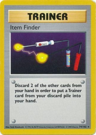 Item Finder (74/102) [Base Set Shadowless Unlimited] | L.A. Mood Comics and Games