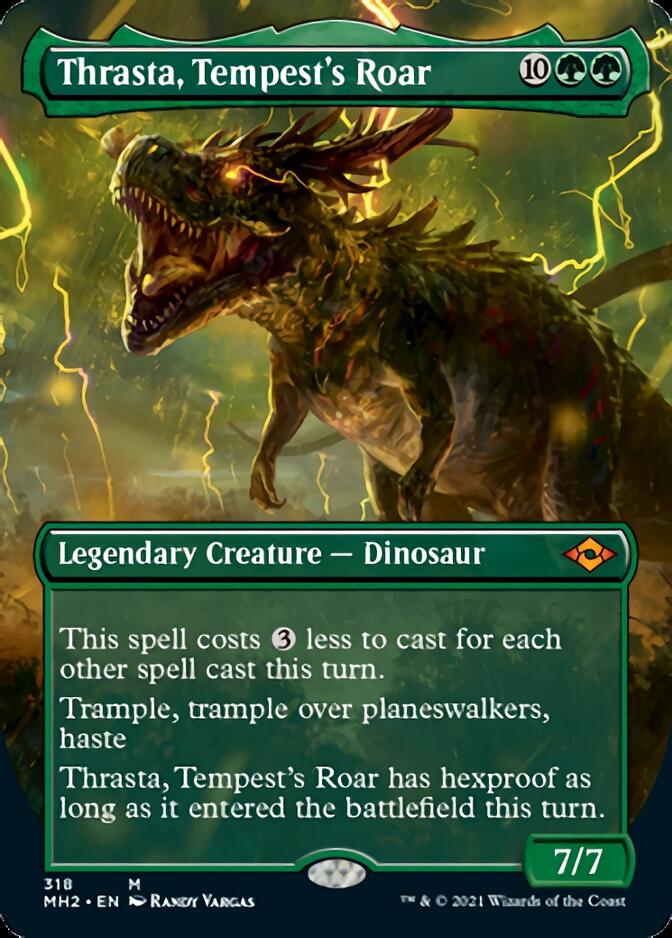 Thrasta, Tempest's Roar (Borderless Alternate Art) [Modern Horizons 2] | L.A. Mood Comics and Games