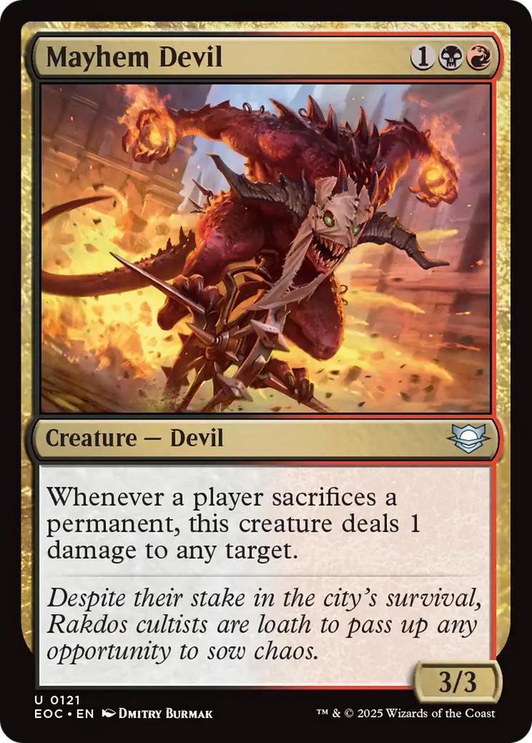 Mayhem Devil [Edge of Eternities Commander] | L.A. Mood Comics and Games