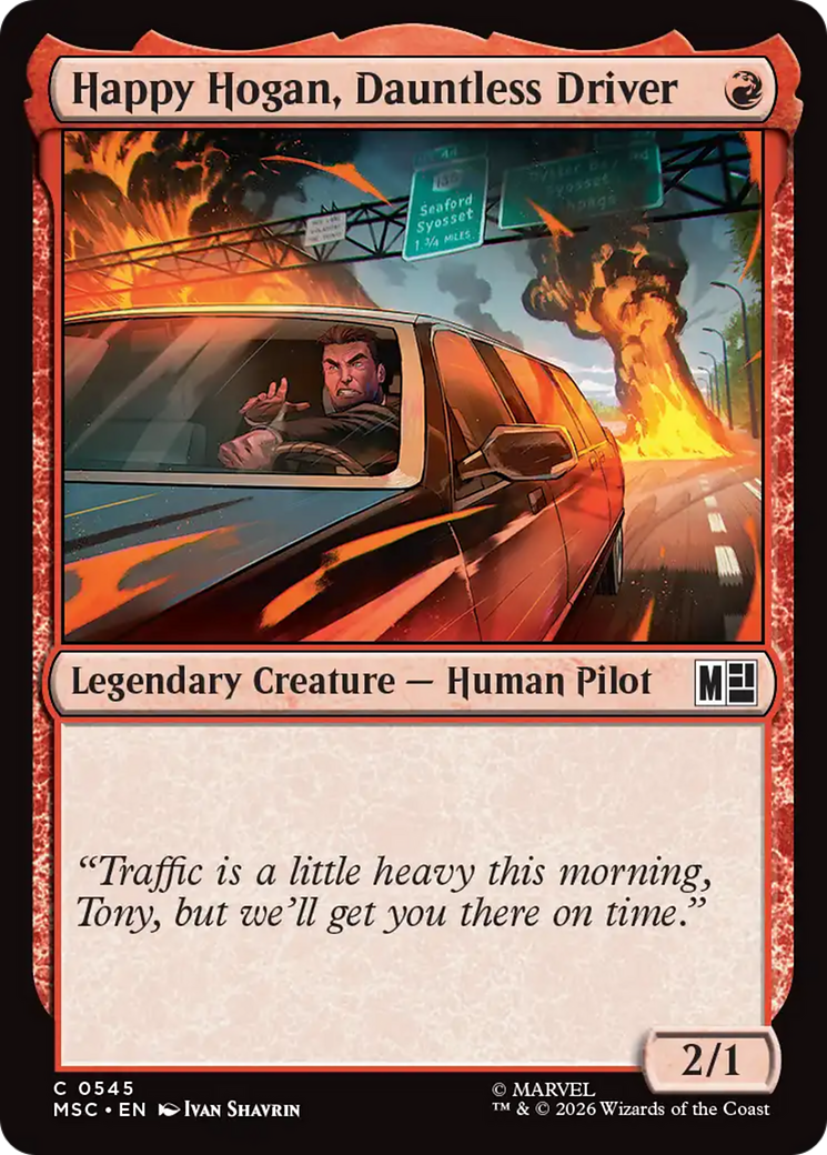 Happy Hogan, Dauntless Driver (0545) [Marvel Super Heroes Commander] | L.A. Mood Comics and Games