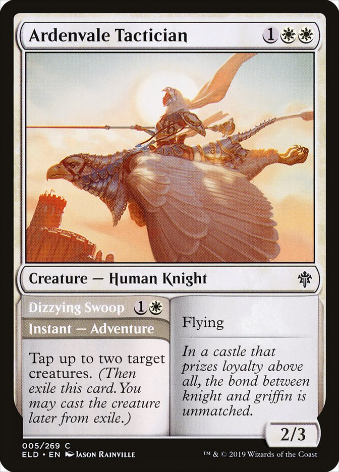 Ardenvale Tactician // Dizzying Swoop [Throne of Eldraine] | L.A. Mood Comics and Games