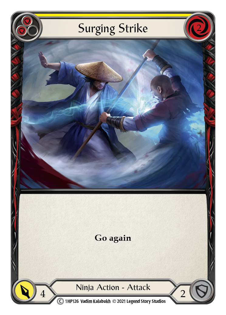 Surging Strike (Yellow) [1HP126] (History Pack 1) | L.A. Mood Comics and Games