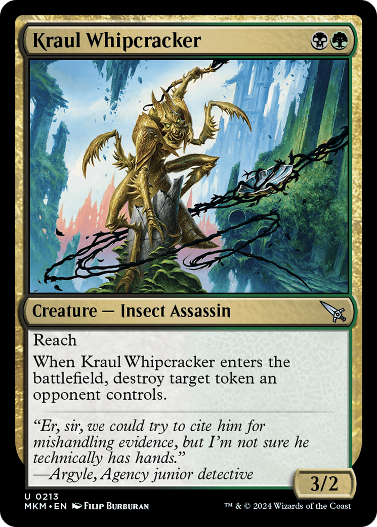 Kraul Whipcracker (Black) [Murders at Karlov Manor] | L.A. Mood Comics and Games