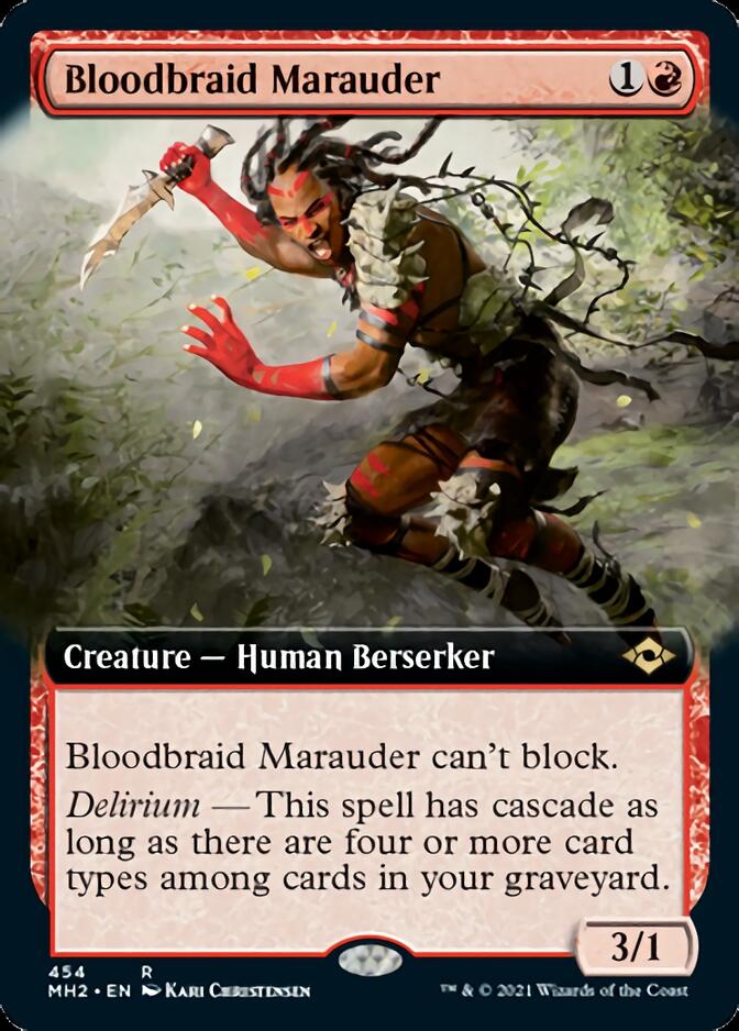 Bloodbraid Marauder (Extended Art) [Modern Horizons 2] | L.A. Mood Comics and Games