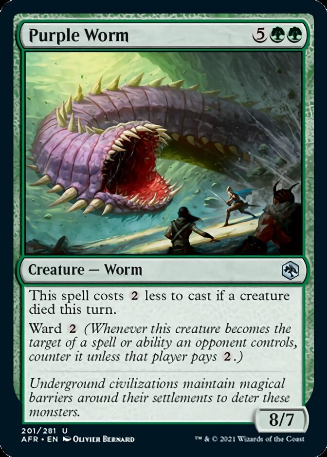Purple Worm [Dungeons & Dragons: Adventures in the Forgotten Realms] | L.A. Mood Comics and Games