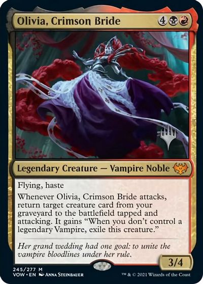 Olivia, Crimson Bride (Promo Pack) [Innistrad: Crimson Vow Promos] | L.A. Mood Comics and Games
