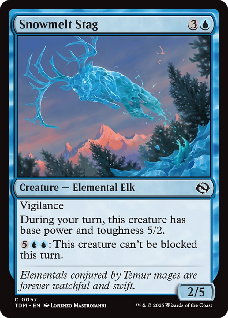 Snowmelt Stag [Tarkir: Dragonstorm] | L.A. Mood Comics and Games