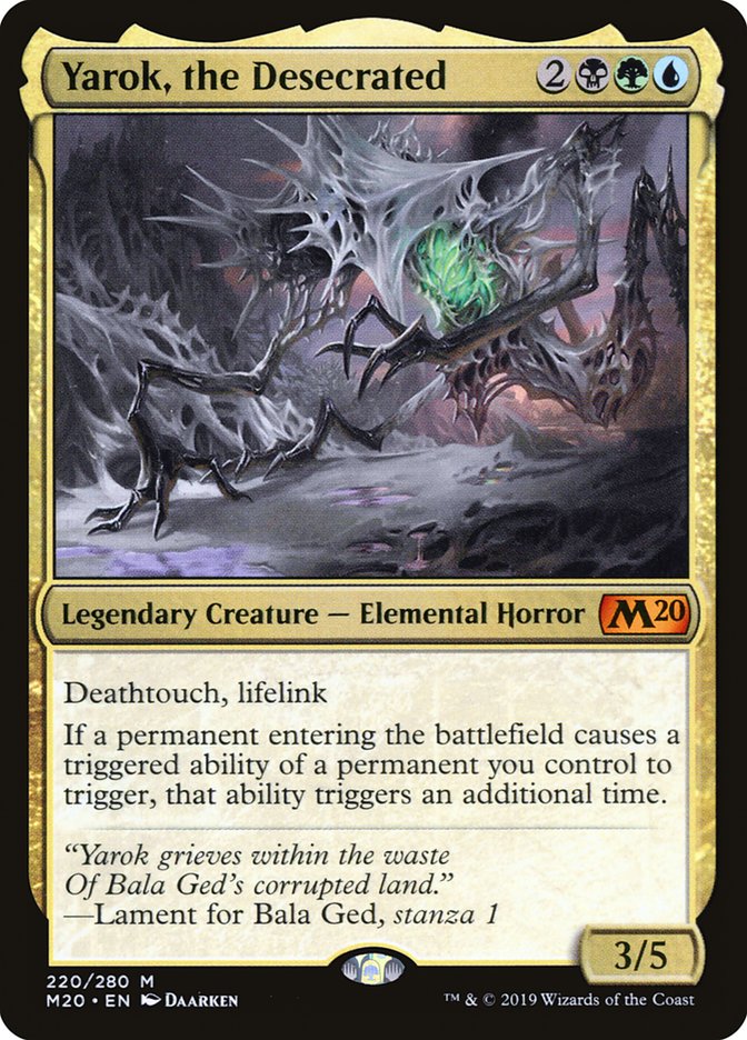 Yarok, the Desecrated [Core Set 2020] | L.A. Mood Comics and Games
