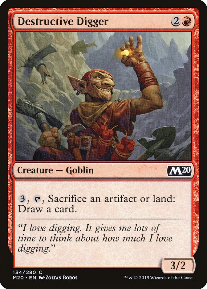 Destructive Digger [Core Set 2020] | L.A. Mood Comics and Games